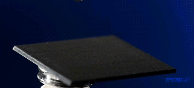 New amazing metal is so hydrophobic it makes water bounce like magic