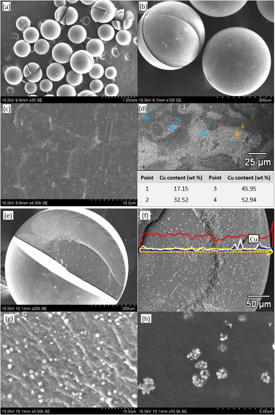 Deposition of spherical and bracelet-like Cu2O nanoparticles within the matrix of anion exchangers via reduction of tetrachlorocuprate anions